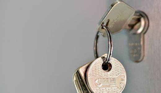 Bunch of keys that are on a hook